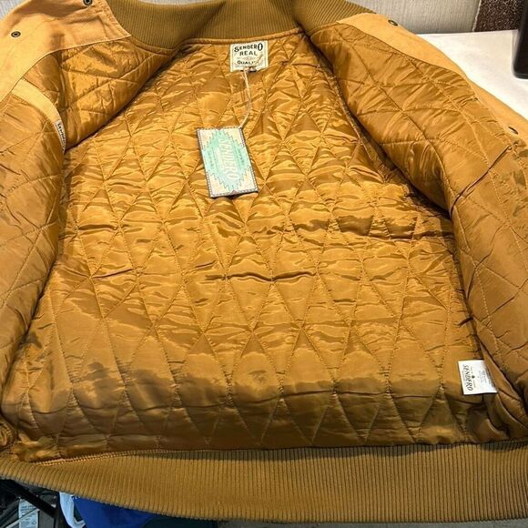 NEW Sendero Provisions Co La Tierra Work Jacket SZ MED Rugged Brown Canvas - Picture 5 of 7